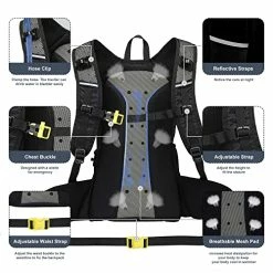 Brand new ???? Multipurpose Hydration ???? Backpack With 3L Water Bladder, High Flow Bite Valve, Perfect Water ???? Backpack 18L For Hiking, Cycling Army Green ⌛ 20 Brand new ???? Multipurpose Hydration ???? Backpack With 3L Water Bladder, High Flow Bite Valve, Perfect Water ???? Backpack 18L For Hiking, Cycling Army Green ⌛ -SYX MOTO store 51SDKIcZYHL