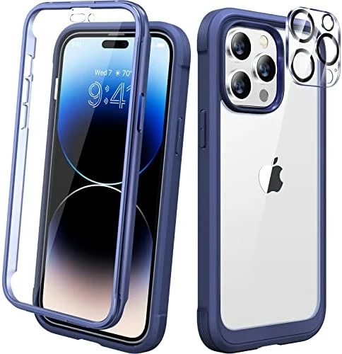 Wholesale ???? Designed For IPhone 14 Pro Case 6.1’’, Full Body 360 Rugged Protective Case+2 Pack Camera Lens Protector W/Built-in Touch Sensitive Anti-Scratch Screen Protector, Bumper Case (Royal Purple) ???? 17 Wholesale ???? Designed For IPhone 14 Pro Case 6.1’’, Full Body 360 Rugged Protective Case+2 Pack Camera Lens Protector W/Built-in Touch Sensitive Anti-Scratch Screen Protector, Bumper Case (Royal Purple) ???? - Image 15