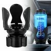 Top 10 ???? Cup Holder Expander For Car Beker Car Cup Holder For Organizer Adapters Holders Universal Compatible With 2.6 "to 4.5" Diameters And Most 12-Ounce To 46-Ounce Bottles&Cups Cup Holder+solid Black Style Hook ???? -SYX MOTO store 51SPuI2bWBL