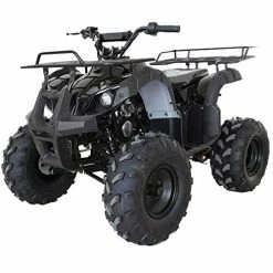Hot Sale ???? X-PRO 125cc ATV 4 Wheels Quad 125 ATV Quads With LED Lights, Big 19"/18" Tires!(Black, Factory Package) ????