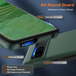 Best Sale ???? 5 In 1 For Google Pixel 7 Case, With 2 Pack Screen Protector + 2 Pack Camera Lens Protector, Protective Phone Case, [Military Grade Drop Protection] [Dual Guard],Alpine Green ???? -SYX MOTO store 51VDQmqUEeL