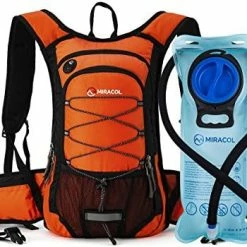 Buy ???? Hydration ???? Backpack With 2L Water Bladder, Insulated Water ???? Backpack Perfect Pack For Running, Hiking, Cycling, Camping Blue ???? -SYX MOTO store 51Vr9jM UuL. AC