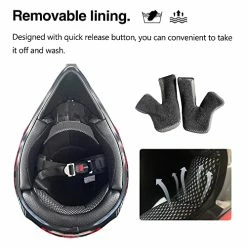 Best reviews of ???? Youth Kids Motocross Helmet, Lightweight ATV Dirt Bike BMX 4-Wheeler MX Off-Road Motorcycle Helmet W/Gloves Goggles Mask, DOT Approved Red Blac ???? 15 Best reviews of ???? Youth Kids Motocross Helmet, Lightweight ATV Dirt Bike BMX 4-Wheeler MX Off-Road Motorcycle Helmet W/Gloves Goggles Mask, DOT Approved Red Blac ???? -SYX MOTO store 51W9DF77eaL