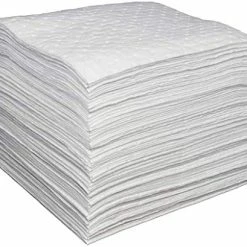 Flash Sale ???? Aain® LT011 Spill Absorbent Pads/Mats, 20" Length X 15" Width, White ❤️ -SYX MOTO store 51WDlFD1efL. AC