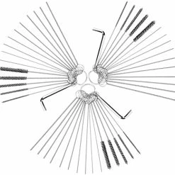 Cheap ???? Set Of 4 Carburetor Carbon Dirt Jet Remove Cleaner 26 Cleaning Wires Set + 20 Cleaning Needles + 10 Nylon Brushes Tool Kit For Motorcycle ATV Moped Welder Carb Chainsaw Spray Guns Torch Tips ✔️ -SYX MOTO store 51WfuHoy qL. AC
