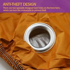 New ✨ Black And Orange Waterproof Sun Motorcycle Cover (XXXL).116" For Kawasaki Yamaha Suzuki Harley Davidson (XXXL) ???? -SYX MOTO store 51XGnzUndnS