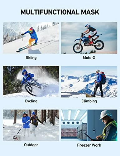 Best Sale ???? AstroAI Balaclava Ski Mask Winter Fleece Thermal Face Mask Cover For Men ???? Women Warmer Windproof Breathable, Cold Weather Gear For Skiing, Outdoor Work, Riding Motorcycle & Snowboarding, Black ✔️ 7 Best Sale ???? AstroAI Balaclava Ski Mask Winter Fleece Thermal Face Mask Cover For Men ???? Women Warmer Windproof Breathable, Cold Weather Gear For Skiing, Outdoor Work, Riding Motorcycle & Snowboarding, Black ✔️ - Image 5