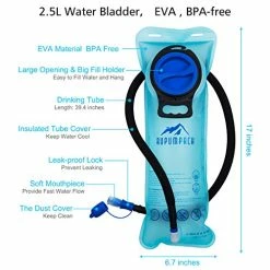 Top 10 ⌛ Insulated Hydration ???? Backpack Pack With 2.5L BPA Free Bladder, Lightweight Daypack Water ???? Backpack For Hiking Running Cycling Camping, Commuter, Fits Men, ???? Women, Kids, 18L Rose ???? -SYX MOTO store 51XwrYHkW1L