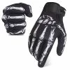 Deals ???? Touchscreen Non-Slip Skeleton Motorcycle Gloves For Men And ???? Women, Joker Gloves For Cycling, Dirt Bike, Mountain Bike And Riding White Skeleton ???? -SYX MOTO store 51Y3H4OJTdL