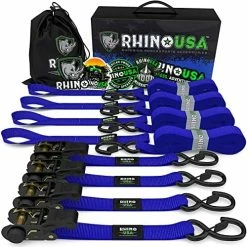 Wholesale ???? HINO USA Ratchet Tie Down Straps (4PK) - 1,823lb Guaranteed Max Break Strength, Includes (4) Premium 1" X 15' Rachet Tie Downs With Padded Handles. Best For Moving, Securing Cargo Red 4-pack ???? -SYX MOTO store 51Z9H5XQZHL. AC