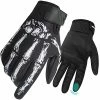 Promo ???? Leather Motorcycle Gloves Winter Fleece, Ten-Finger Touchscreen Mountain Bike Thick Gloves For Men And ???? Women, Warm Skeleton Skull Gloves For Riding Bike BMX ATV MTB Cycling ???? -SYX MOTO store 51bDhPNKjHL
