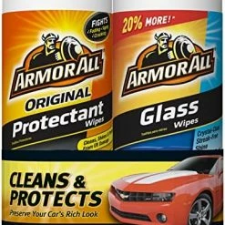 Cheap ???? Protectant Wipes And Glass Wipes By Armor All, Car Cleaning Wipes And Car Glass Wipes, 30 Count Each, 2 Pack ⌛ -SYX MOTO store 51duAmXL2XL. AC