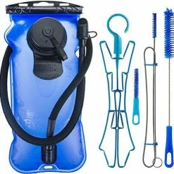 Outlet ???? WACOOL 3L 3Liter 100oz BPA Free EVA Hydration Pack Bladder, Leak-Proof Water Reservoir Green(double Opening) ⭐ -SYX MOTO store 51eqlfb97L. AC