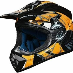 Best deal ???? Youth & Kids Dirt Bike Helmets Motocross ATV Dirtbike BMX MX Offroad Full Face Motorcycle Helmet, DOT Approved Model 128YS (Matte Black, Youth-Medium) ???? -SYX MOTO store 51gRldA T2L. AC