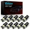 Promo ???? 194 LED Bulbs White 6000k Super Bright 5th Generation, T10 LED Bulbs, 168 LED Bulb For Car Interior Dome Map Door Courtesy License Plate Lights W5W 2825, Pack Of 10 ???? -SYX MOTO store 51geSbSfWpL