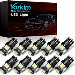 Promo ???? 194 LED Bulbs White 6000k Super Bright 5th Generation, T10 LED Bulbs, 168 LED Bulb For Car Interior Dome Map Door Courtesy License Plate Lights W5W 2825, Pack Of 10 ???? 29 Promo ???? 194 LED Bulbs White 6000k Super Bright 5th Generation, T10 LED Bulbs, 168 LED Bulb For Car Interior Dome Map Door Courtesy License Plate Lights W5W 2825, Pack Of 10 ???? -SYX MOTO store 51geSbSfWpL. AC