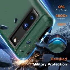 Best Sale ???? 5 In 1 For Google Pixel 7 Case, With 2 Pack Screen Protector + 2 Pack Camera Lens Protector, Protective Phone Case, [Military Grade Drop Protection] [Dual Guard],Alpine Green ???? -SYX MOTO store 51guTkSm5LL