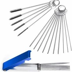 Cheap ???? Set Of 4 Carburetor Carbon Dirt Jet Remove Cleaner 26 Cleaning Wires Set + 20 Cleaning Needles + 10 Nylon Brushes Tool Kit For Motorcycle ATV Moped Welder Carb Chainsaw Spray Guns Torch Tips ✔️ -SYX MOTO store 51kqtJZmL. AC