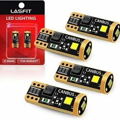 Best Sale ???? 194 168 2825 W5W LED Bulb White Canbus Error Free, T10 LED Bulbs 400LM 6000K Super Bright For Dome Map License Plate Trunk Cargo Lights (2-Pack) ???? -SYX MOTO store 51lOu6w1QPL. AC