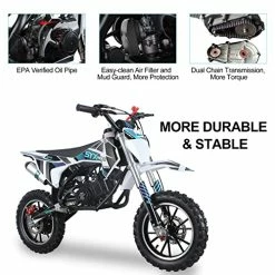 Best reviews of ???? SYX MOTO Kids Mini Dirt Bike Gas Power BLITZ 2-Stroke 50cc Motorcycle Off Road Pit Bike, Pull Start, BLACK ???? 10 Best reviews of ???? SYX MOTO Kids Mini Dirt Bike Gas Power BLITZ 2-Stroke 50cc Motorcycle Off Road Pit Bike, Pull Start, BLACK ???? -SYX MOTO store 51lYtfacouL