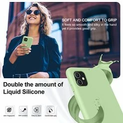 Best Sale ???? For IPhone 11 Case, Soft Liquid Silicone Slim Rubber Full Body Protective IPhone 11 Case Cover (with Soft Microfiber Lining) Design For IPhone 11 - Matcha ???? 19 Best Sale ???? For IPhone 11 Case, Soft Liquid Silicone Slim Rubber Full Body Protective IPhone 11 Case Cover (with Soft Microfiber Lining) Design For IPhone 11 - Matcha ???? -SYX MOTO store 51o490NNY0L