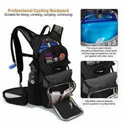 Brand new ???? Multipurpose Hydration ???? Backpack With 3L Water Bladder, High Flow Bite Valve, Perfect Water ???? Backpack 18L For Hiking, Cycling Army Green ⌛ 21 Brand new ???? Multipurpose Hydration ???? Backpack With 3L Water Bladder, High Flow Bite Valve, Perfect Water ???? Backpack 18L For Hiking, Cycling Army Green ⌛ -SYX MOTO store 51qIp1mw62L