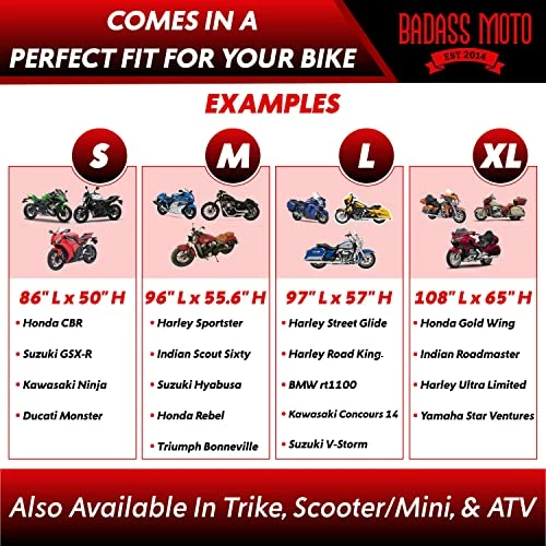 Cheapest ???? Ultimate Motorcycle Cover. Supreme Waterproof Outdoor Storage. 12 Levels Of Commercial Grade Protection Keep Your Bike 100% Dry, Clean, Safe. Large 97”L X 57”H. Harley Cruisers, Metric ❤️ 4 Cheapest ???? Ultimate Motorcycle Cover. Supreme Waterproof Outdoor Storage. 12 Levels Of Commercial Grade Protection Keep Your Bike 100% Dry, Clean, Safe. Large 97”L X 57”H. Harley Cruisers, Metric ❤️ - Image 2