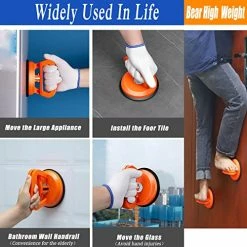 Budget ???? Albrta Dent Puller,Powerful Car Dent Puller,Car Dent Removal Kit,Dent Remover Tool For Car Dent Repair, Glass, Screen, Tiles Lifting And Objects Moving Orange-us ???? -SYX MOTO store 51rR2oPcehL