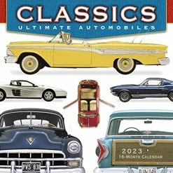 New β Classics: Ultimate Automobiles 2023 Wall Calendar, 12" X 12" ???? 20 New β Classics: Ultimate Automobiles 2023 Wall Calendar, 12" X 12" ???? -SYX MOTO store 51sdTHHszL. AC