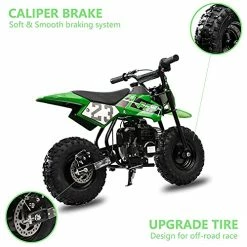 Discount ???? DB002 50CC 2-Stroke Kid Dirt Bike, Mini Kid Dirt Bikes W/EPA Approved Gas Powered Engine For Kids, Upgrade Tires For Kid Dirt Bike Gas Speed Up 20 Mph Weight Support 165 LB ???? -SYX MOTO store 51sg9WcLEqL