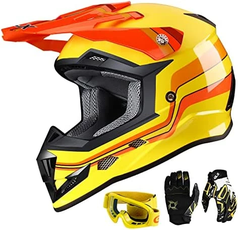 Discount ???? GX623 DOT Kids Youth ATV Off-Road Dirt Bike Motocross Motorcycle Full Face Helmet Combo Gloves Goggles For Boys & ???? Girls (Camouflage, Small) ???? 14 Discount ???? GX623 DOT Kids Youth ATV Off-Road Dirt Bike Motocross Motorcycle Full Face Helmet Combo Gloves Goggles For Boys & ???? Girls (Camouflage, Small) ???? - Image 12