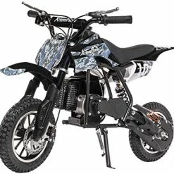 Cheapest ???? XtremepowerUS Pro-Edition 40CC 4-Stroke Kids Dirt Off Road Mini Dirt BIK Gas Powered Dirt Bike Off Road Dirt Bikes Trail Mini Bike, Black 40cc Black ???? -SYX MOTO store 51uBOdsAUL. AC