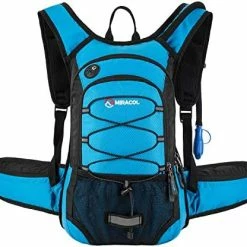 Buy ???? Hydration ???? Backpack With 2L Water Bladder, Insulated Water ???? Backpack Perfect Pack For Running, Hiking, Cycling, Camping Blue ???? -SYX MOTO store 51umHD05L. AC