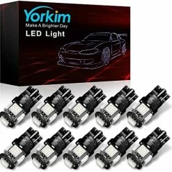 Promo ???? 194 LED Bulbs White 6000k Super Bright 5th Generation, T10 LED Bulbs, 168 LED Bulb For Car Interior Dome Map Door Courtesy License Plate Lights W5W 2825, Pack Of 10 ???? 25 Promo ???? 194 LED Bulbs White 6000k Super Bright 5th Generation, T10 LED Bulbs, 168 LED Bulb For Car Interior Dome Map Door Courtesy License Plate Lights W5W 2825, Pack Of 10 ???? -SYX MOTO store 51xc rzCcJL. AC