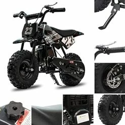 Discount ???? DB002 50CC 2-Stroke Kid Dirt Bike, Mini Kid Dirt Bikes W/EPA Approved Gas Powered Engine For Kids, Upgrade Tires For Kid Dirt Bike Gas Speed Up 20 Mph Weight Support 165 LB ???? -SYX MOTO store 51yMCZXv21L