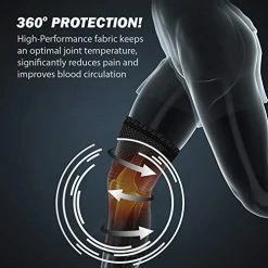 Buy ???? Knee Compression Sleeve - Best Knee Brace For Knee Pain For Men & ???? Women – Knee Support For Running, ???? Basketball, Weightlifting, Gym, Workout, Sports Gray ???? -SYX MOTO store 51zmyMmRgBL