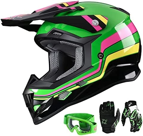 Discount ???? GX623 DOT Kids Youth ATV Off-Road Dirt Bike Motocross Motorcycle Full Face Helmet Combo Gloves Goggles For Boys & ???? Girls (Camouflage, Small) ???? 15 Discount ???? GX623 DOT Kids Youth ATV Off-Road Dirt Bike Motocross Motorcycle Full Face Helmet Combo Gloves Goggles For Boys & ???? Girls (Camouflage, Small) ???? - Image 13