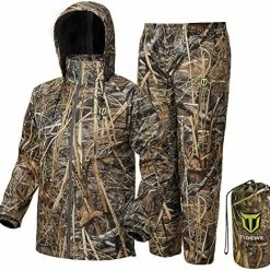 Budget ???? TideWe Rain Suit, Waterproof Breathable Lightweight 2 Pieces Rainwear Blue ???? -SYX MOTO store 61KiAeuvXOL. AC